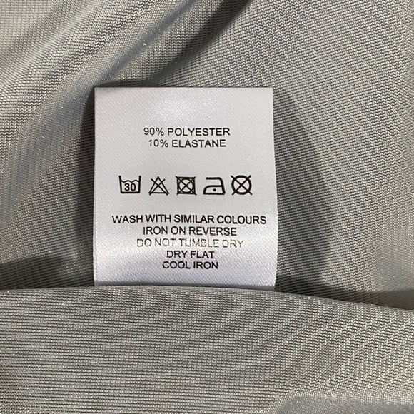 JADED LONDON Crushed Velvet Button Down Shirt Blouse Embroidered Panther Silver - Picture 14 of 14